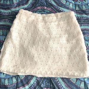 White skirt
